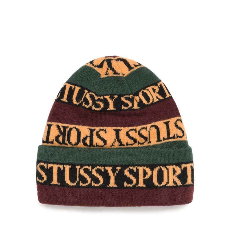 stussy sport cuff beanie multi 280806