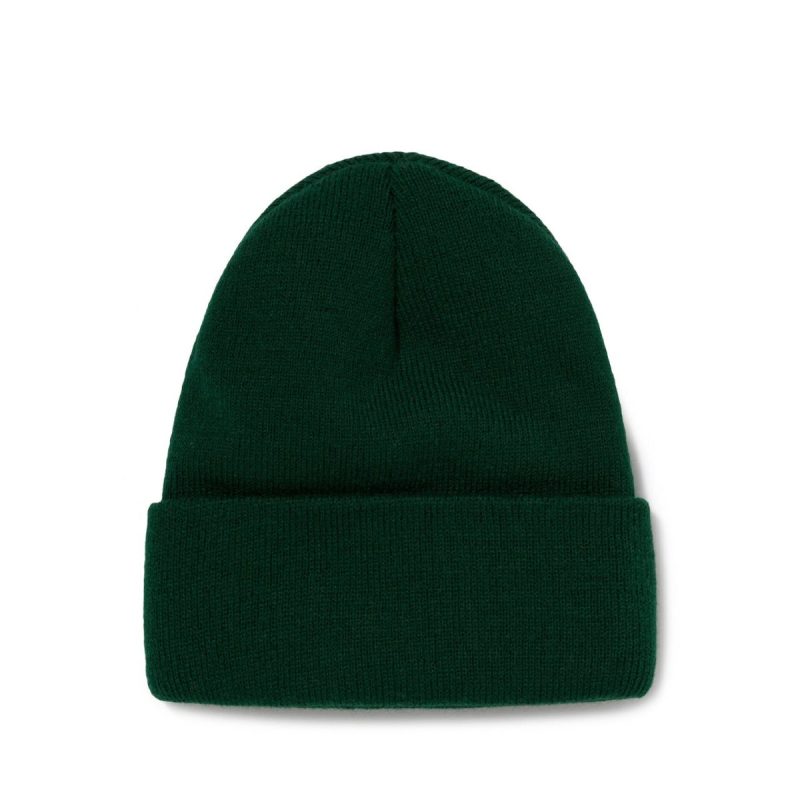 stussy ss link cuff beanie dunkelgrun 150547