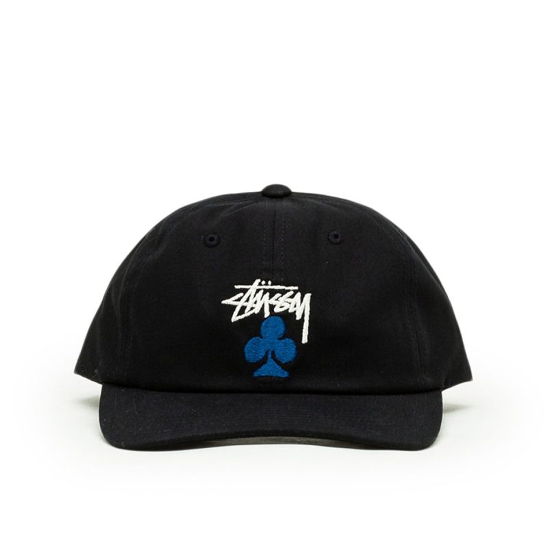 stussy stock club low pro cap schwarz 427872