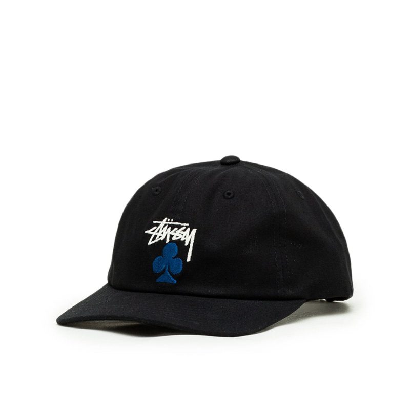 stussy stock club low pro cap schwarz 837717