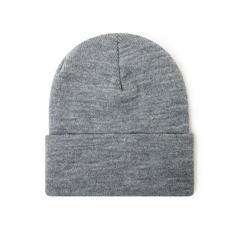 stussy stock cuff beanie grau 478401