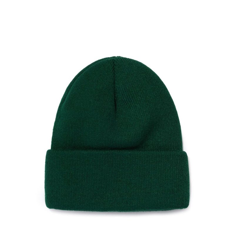 stussy stock cuff beanie grun 617532