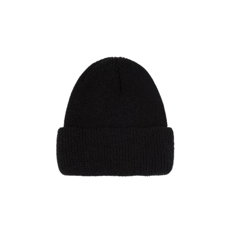 stussy stock cuff beanie schwarz 420469