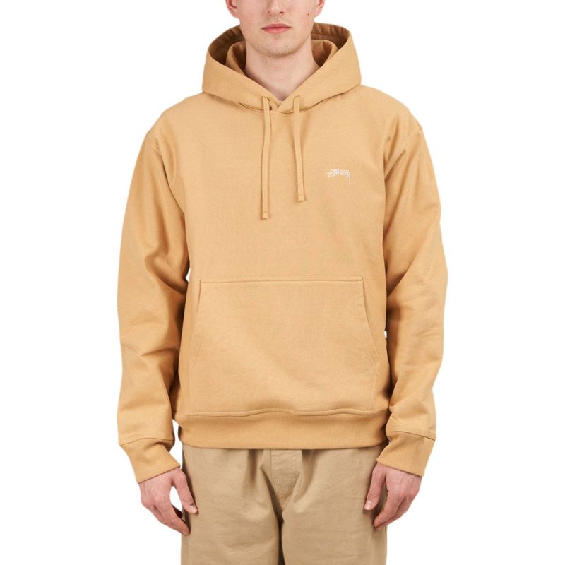 stussy stock logo hood braun 746269