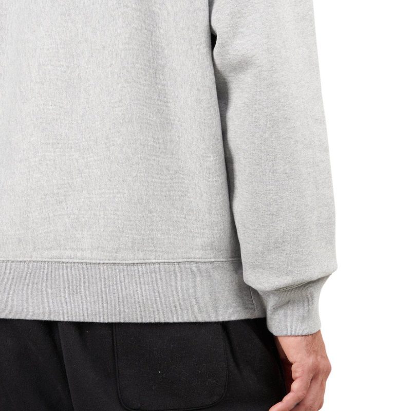 stussy stock logo hood grau 240067