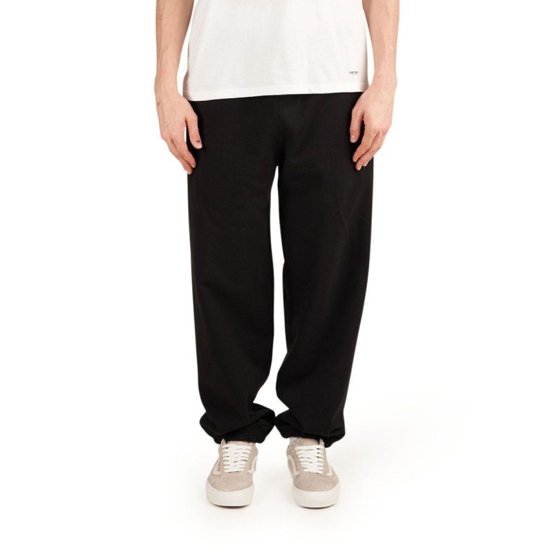 stussy stock logo pant schwarz 385631