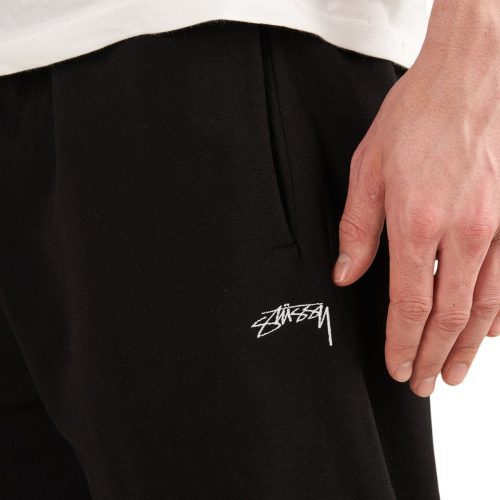 stussy stock logo pant schwarz 813301