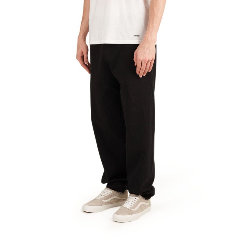 stussy stock logo pant schwarz 881563