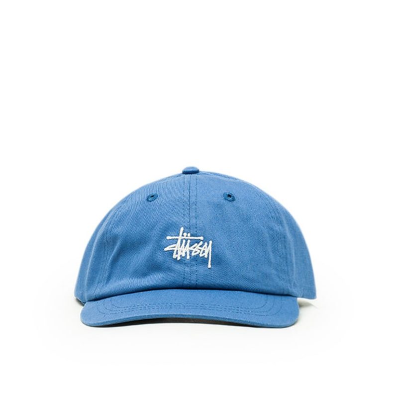 stussy stock low pro cap blau 557187