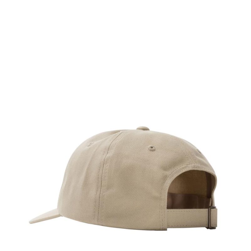 stussy stock low pro cap khaki 605402