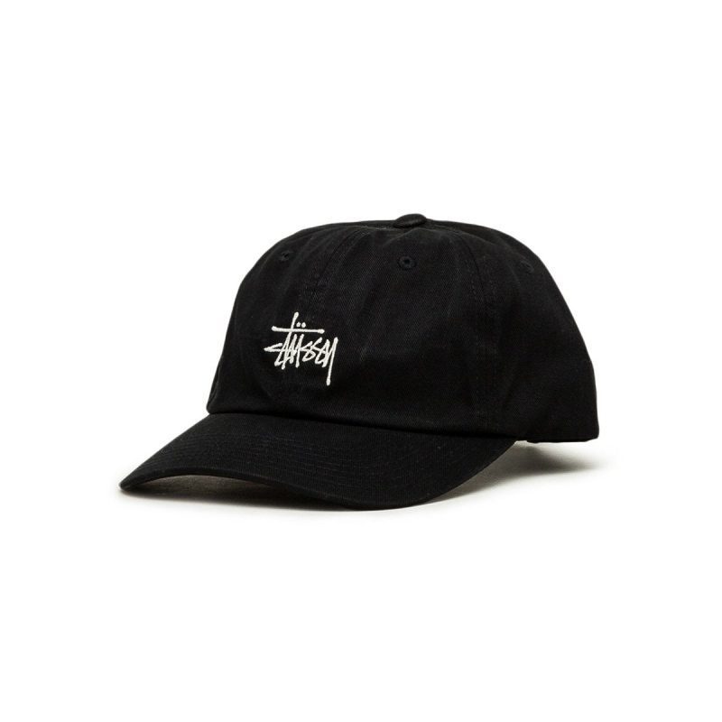 stussy stock low pro cap schwarz 196495