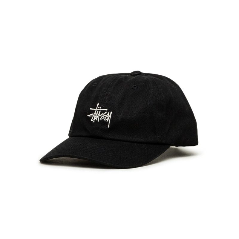 stussy stock low pro cap schwarz 416257