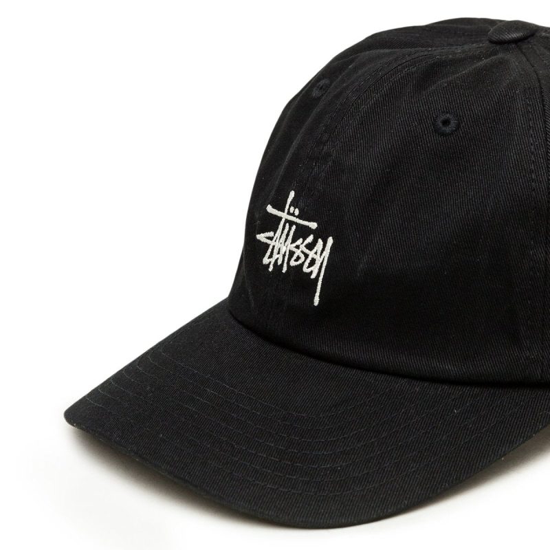 stussy stock low pro cap schwarz 520478