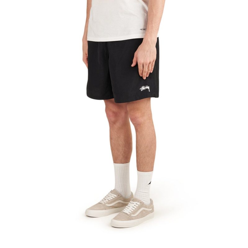 stussy stock water short schwarz 575525