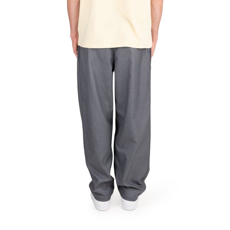 stussy volume pleated trouser grau 359891