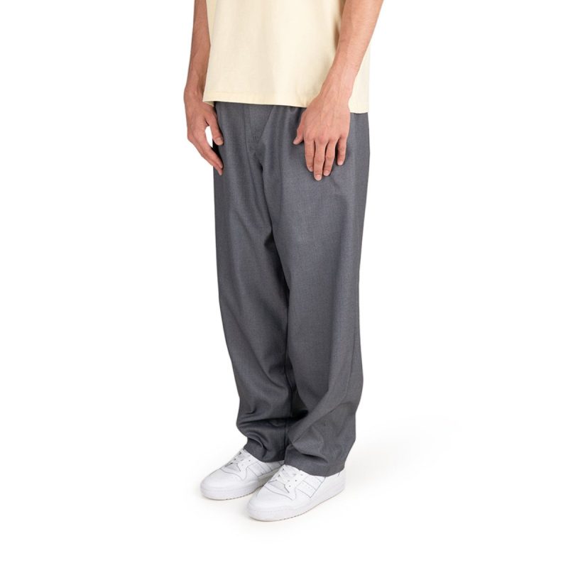 stussy volume pleated trouser grau 772720