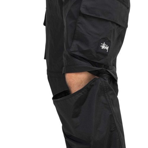 stussy zip off cargo pant schwarz 595083 ca53778c 49f9 41a0 bb9a 0f0a7b480c73