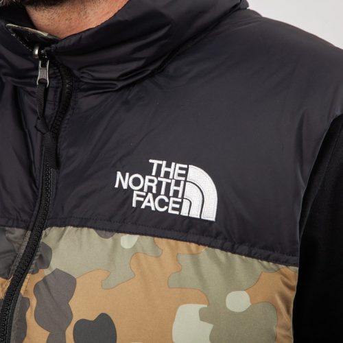 the north face 1992 nuptse vest taupe grun 515046