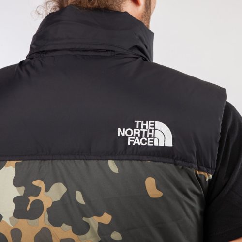 the north face 1992 nuptse vest taupe grun 829958