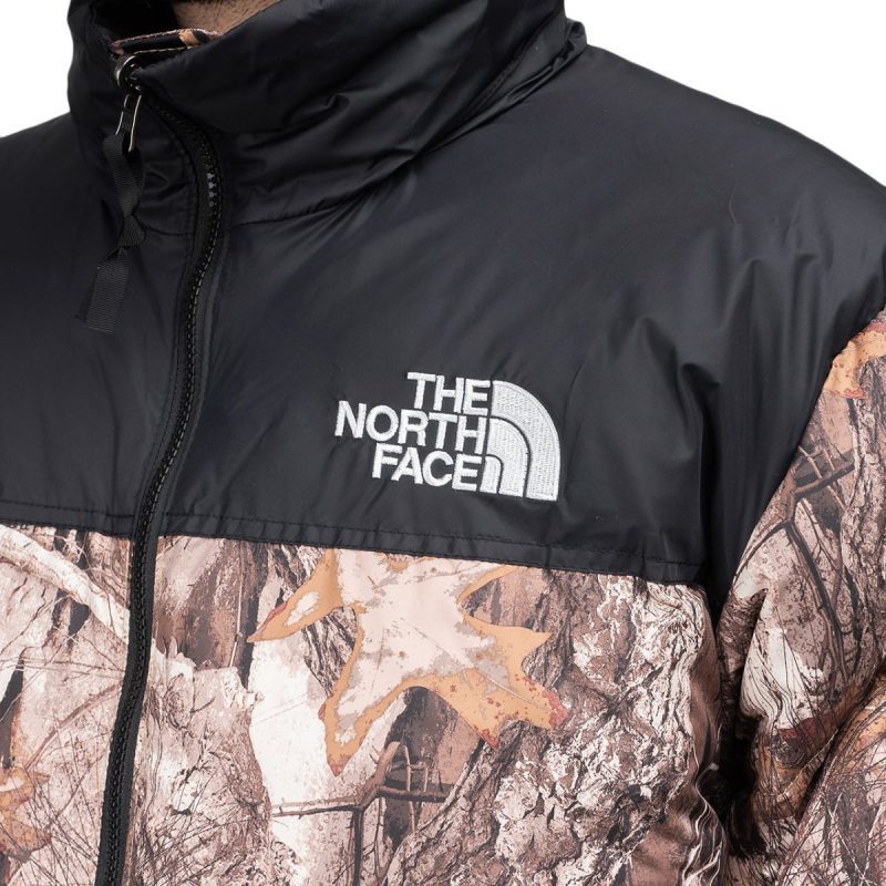 the north face 1996 retro nuptse jacket braun schwarz 532139