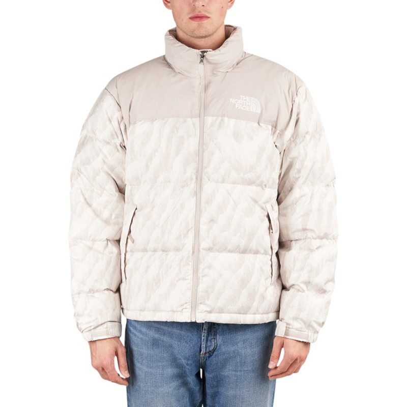 the north face 1996 retro nuptse jacket silber grau 300542