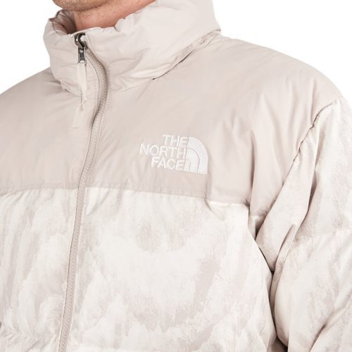 the north face 1996 retro nuptse jacket silber grau 403236