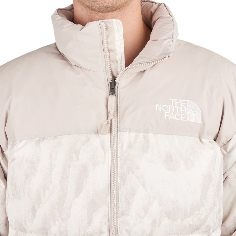 the north face 1996 retro nuptse jacket silber grau 555580