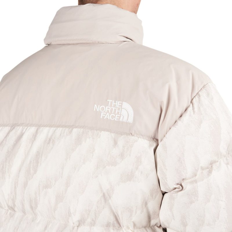 the north face 1996 retro nuptse jacket silber grau 888520