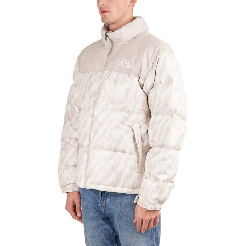 the north face 1996 retro nuptse jacket silber grau 946722