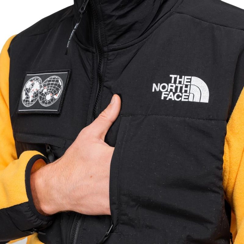 the north face 7se 95 retro denali jacket gelb schwarz 549998