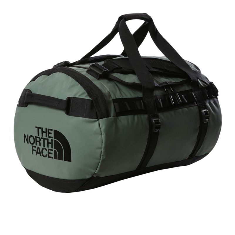 the north face base camp duffel m grun schwarz 306216