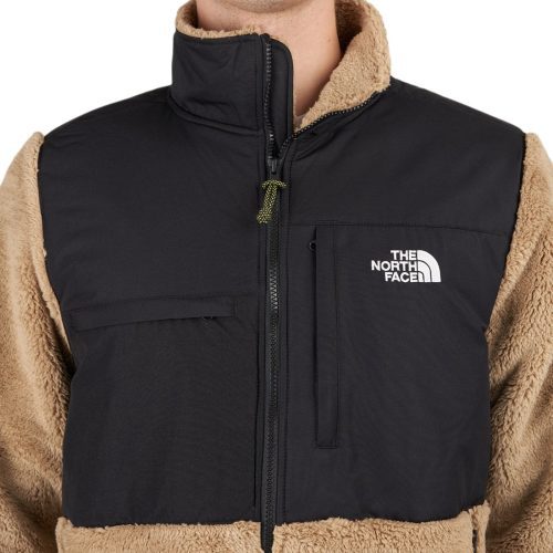 the north face bb denali sherpa jacket braun schwarz 298630