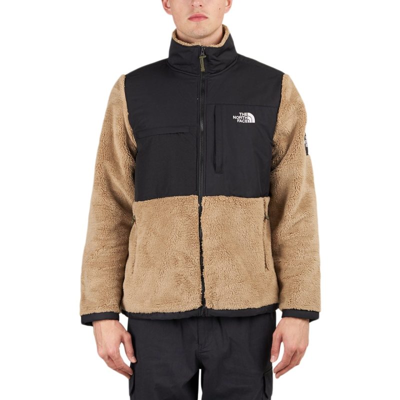 the north face bb denali sherpa jacket braun schwarz 474780