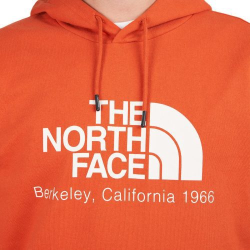 the north face berkeley california hoodie orange 554172