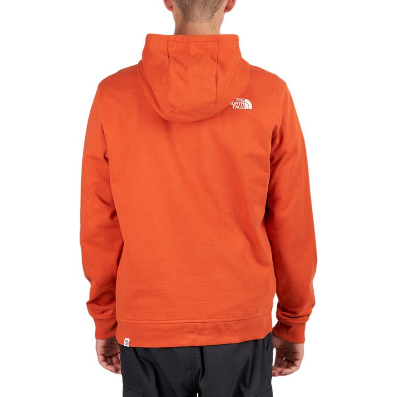 the north face berkeley california hoodie orange 736997