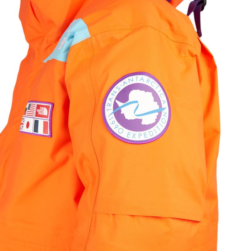 the north face ctae expedition parka orange 112472