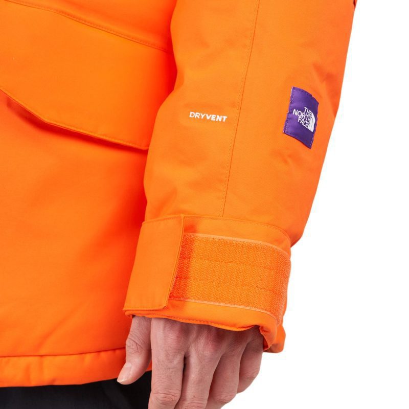 the north face ctae expedition parka orange 155297