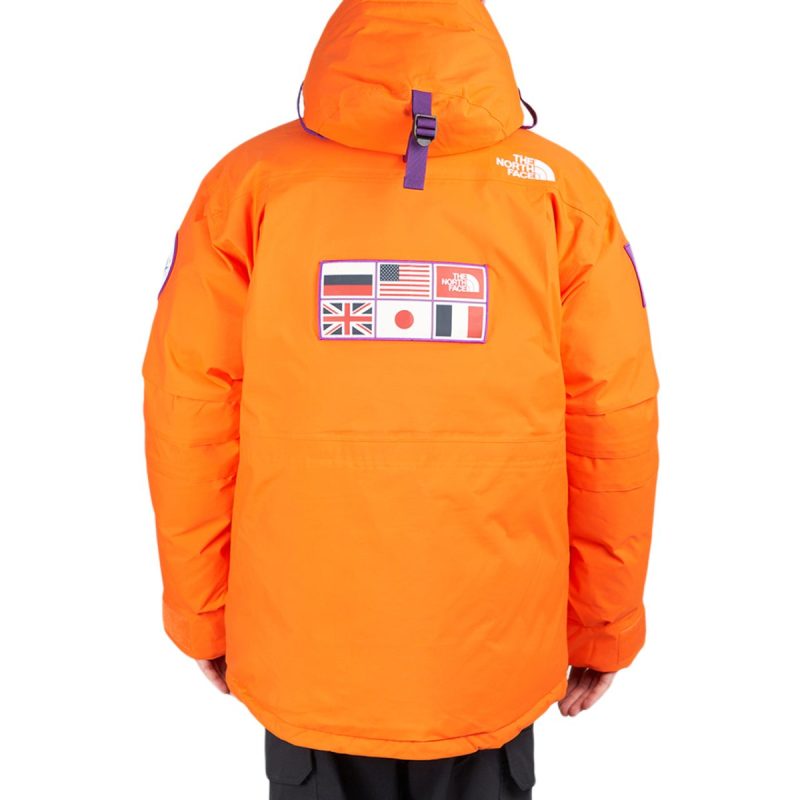 the north face ctae expedition parka orange 292239