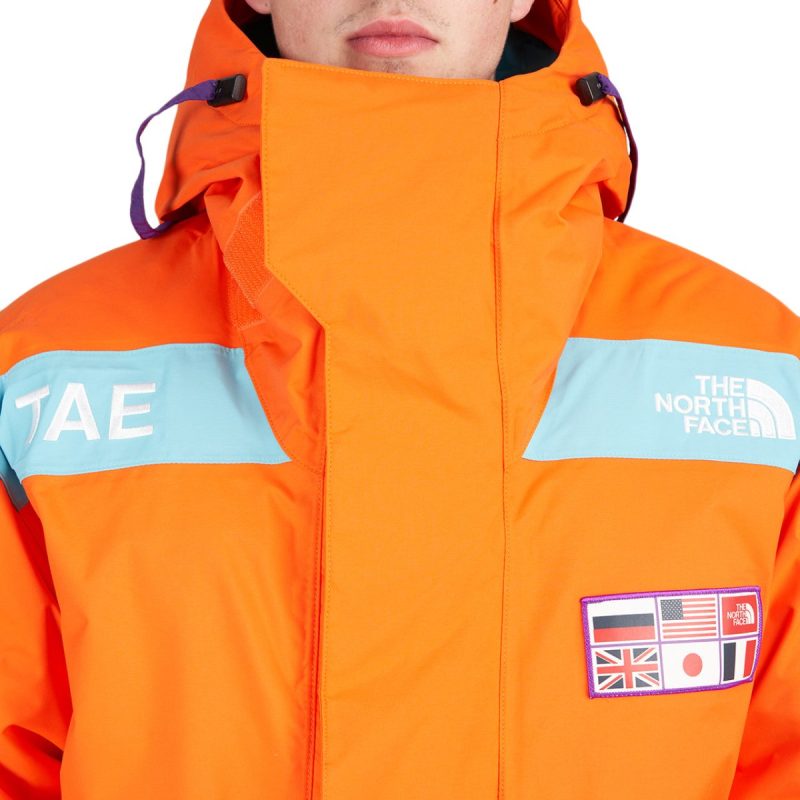 the north face ctae expedition parka orange 445004