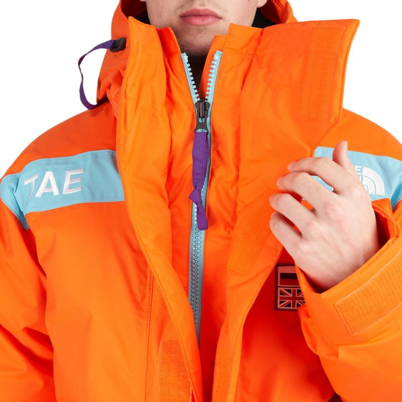 the north face ctae expedition parka orange 547958