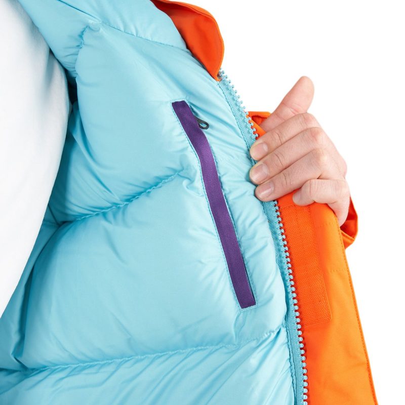 the north face ctae expedition parka orange 875469