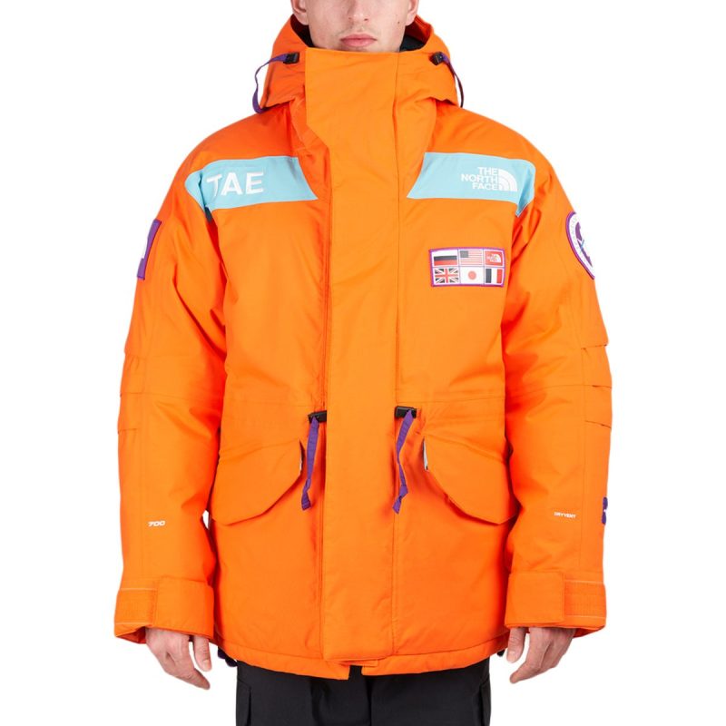 the north face ctae expedition parka orange 948840