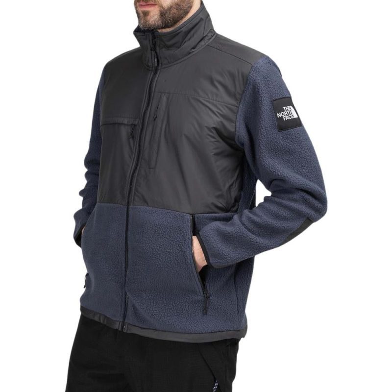 the north face denali fleece jacket navy schwarz 174470