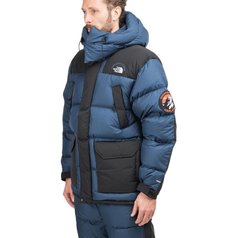 the north face head of sky parka blau schwarz 250428