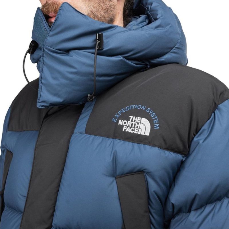 the north face head of sky parka blau schwarz 740644