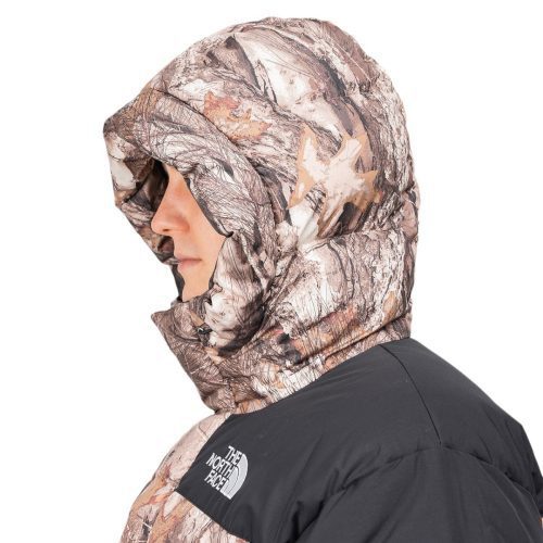 the north face himalayan down parka braun schwarz 312085