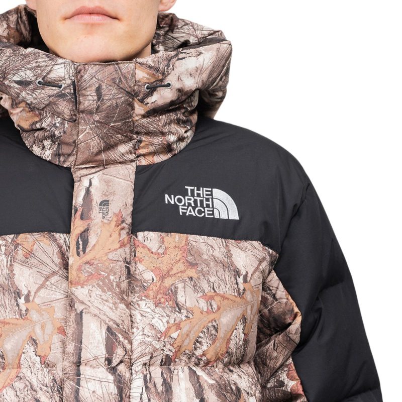 the north face himalayan down parka braun schwarz 322083