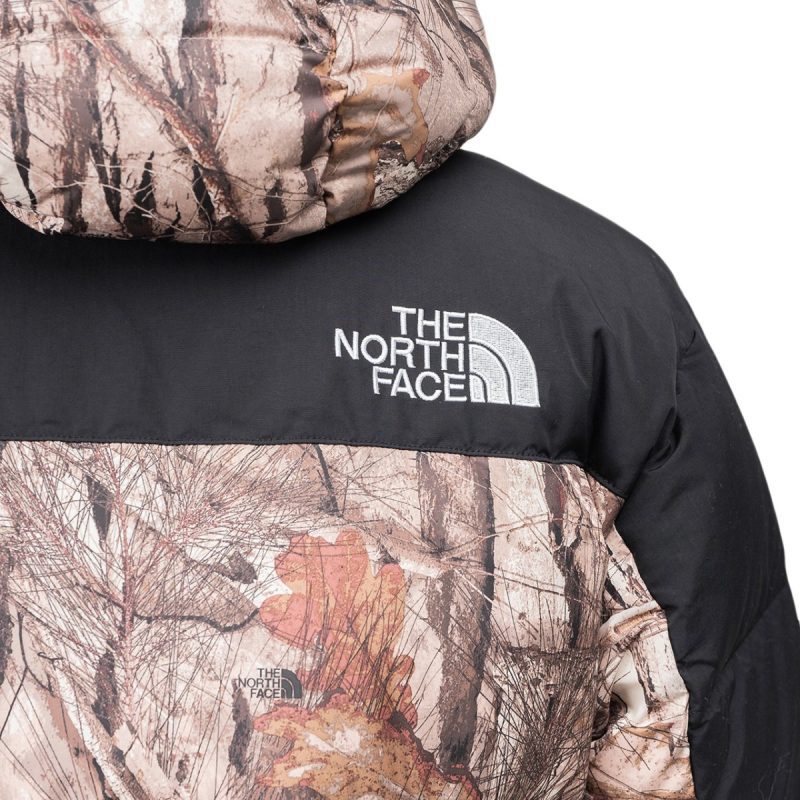 the north face himalayan down parka braun schwarz 566208