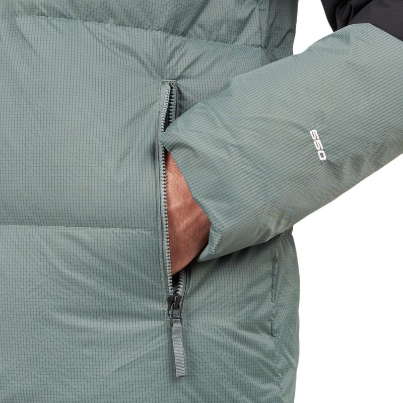 the north face himalayan light down jacket grun 187007