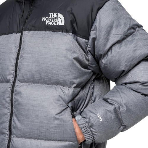 the north face m 1996 nuptse jacket grau schwarz 186880